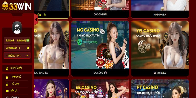 Tìm hiểu về sảnh game casino tại nền tảng